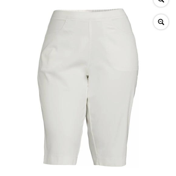 Just My Size Women’s white Pull On Stretch 2 Pocket Capri Pants 2X (18W-… - Picture 4 of 8